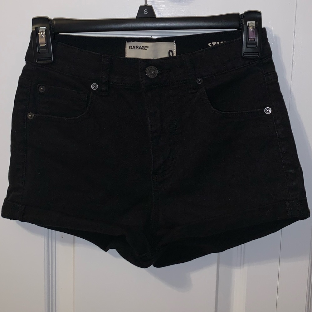 garage retro high waist shorts